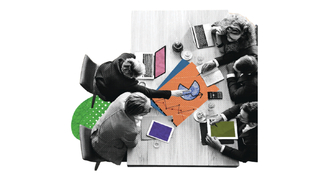 IMPUESTO - photo of a colorfull team collage