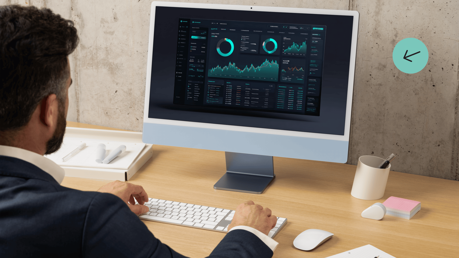 about us impuesto - laptop with data